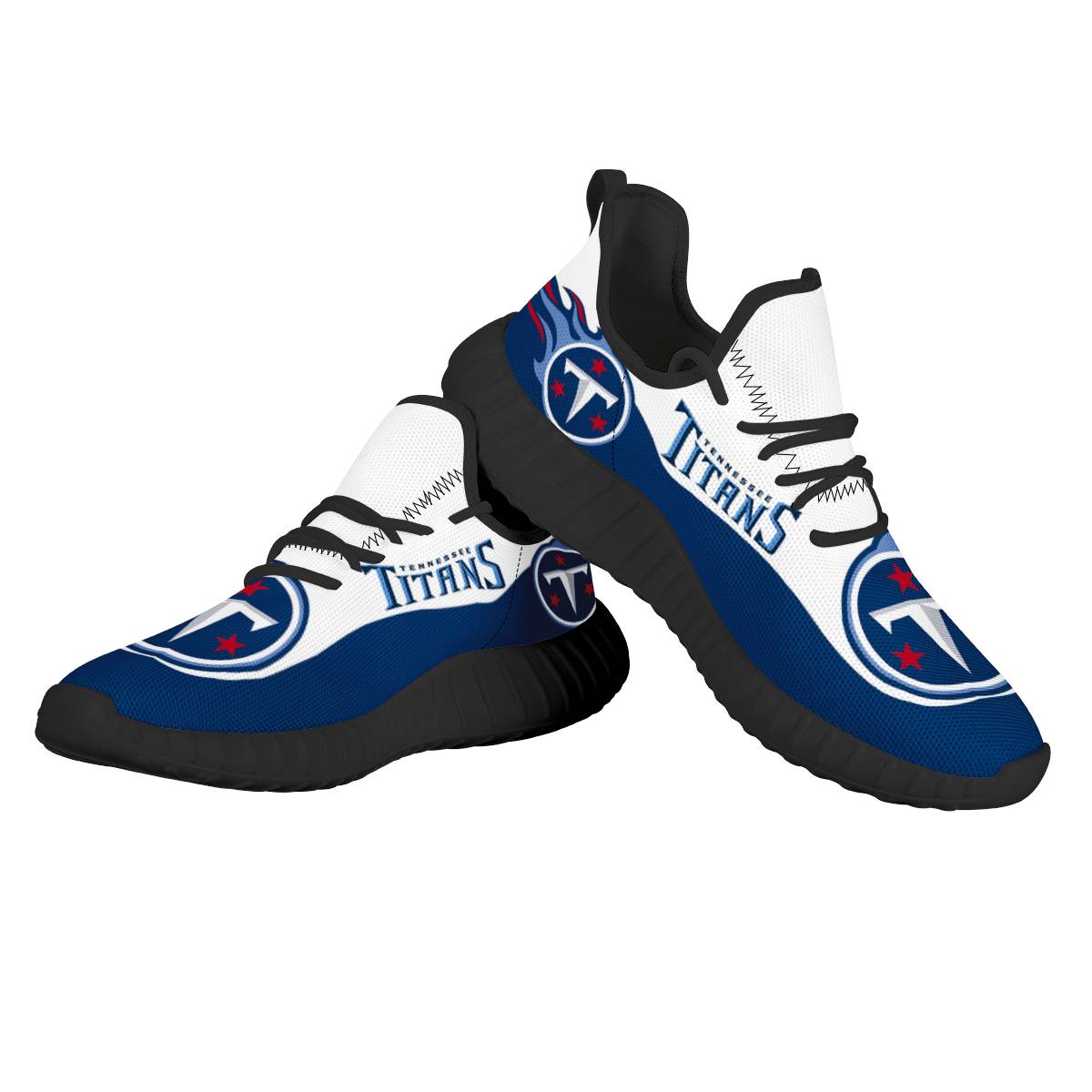 Men's NFL Tennessee Titans Mesh Knit Sneakers/Shoes 002